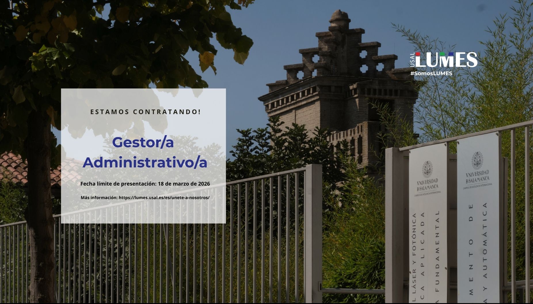 Job offer: Administrative Manager